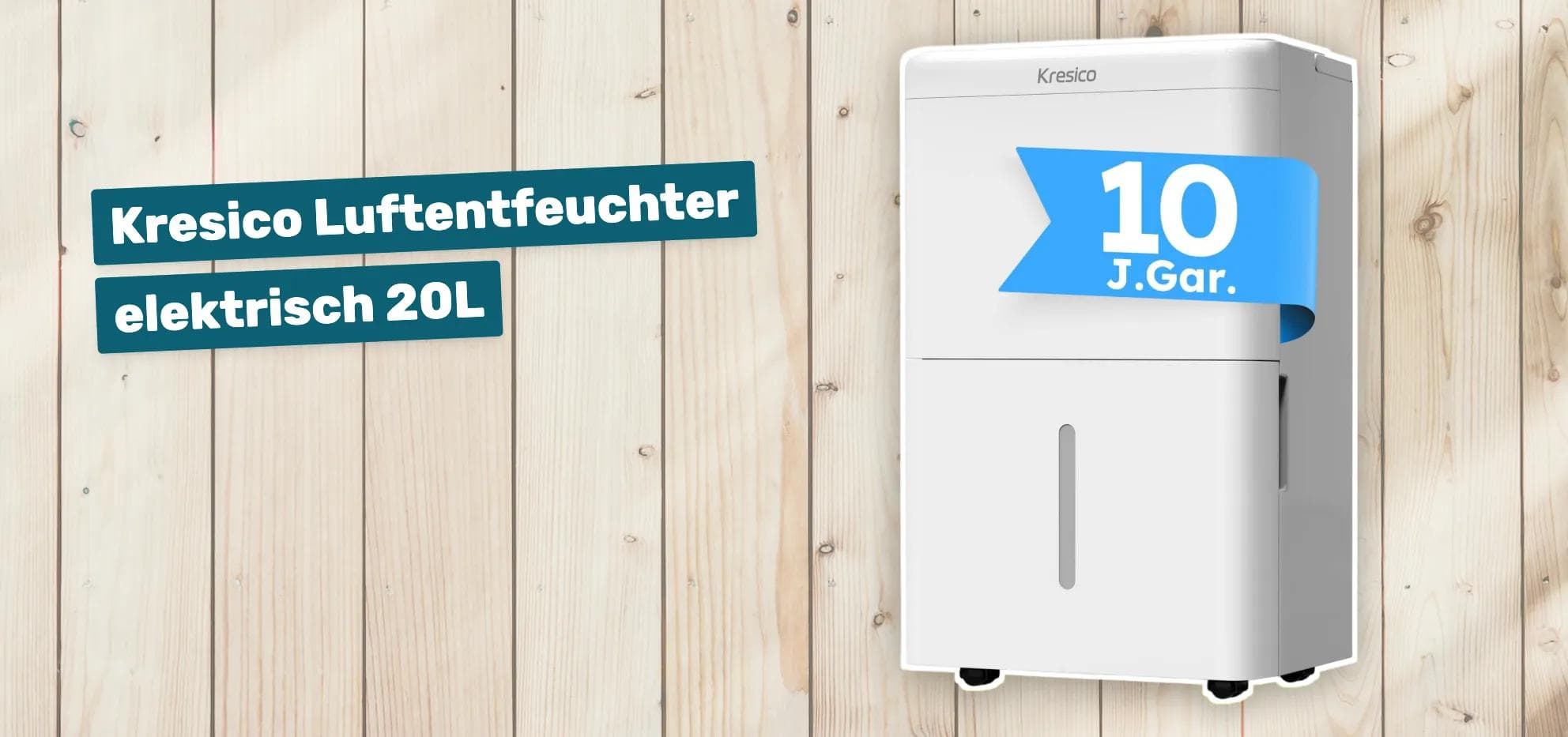 Kresico Luftentfeuchter elektrisch 20L