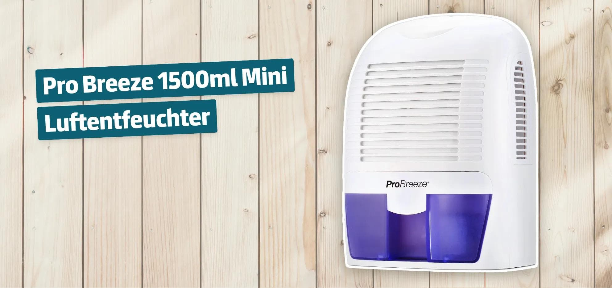 Pro Breeze 1500ml Mini Luftentfeuchter