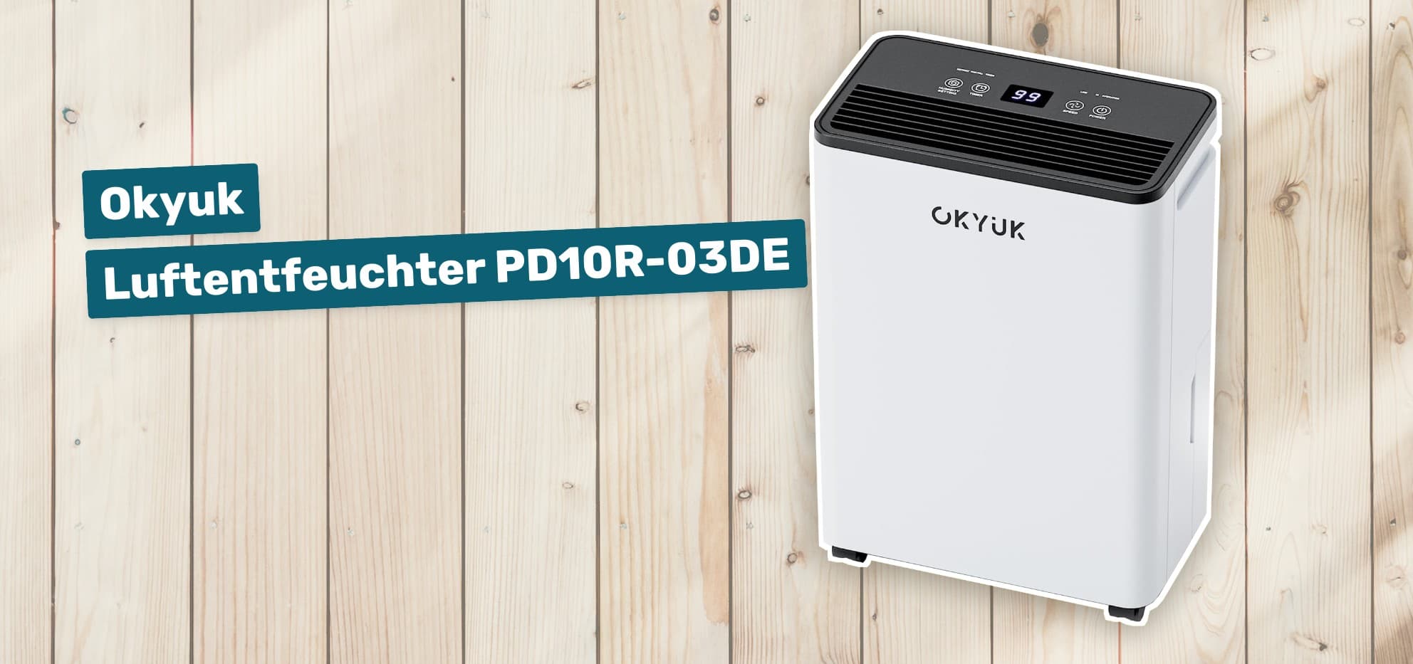 Okyuk Luftentfeuchter PD10R-03DE
