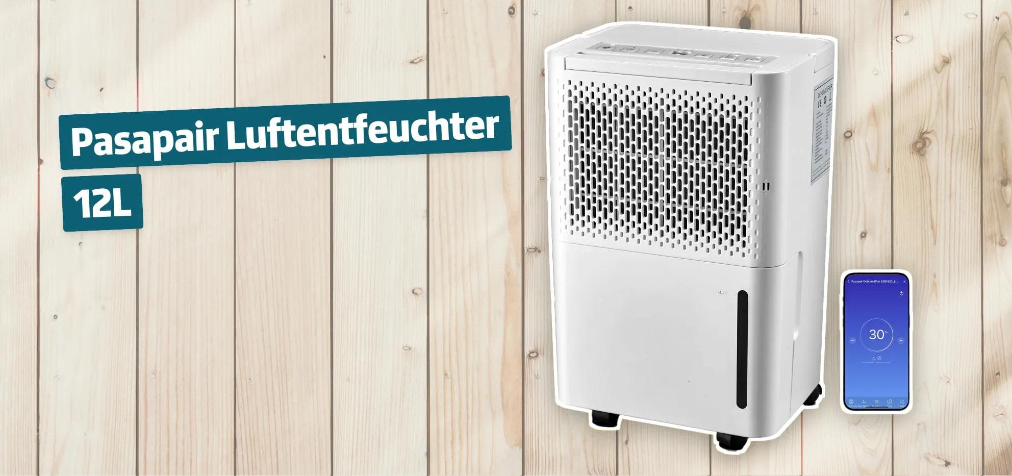 Pasapair Luftentfeuchter 12L