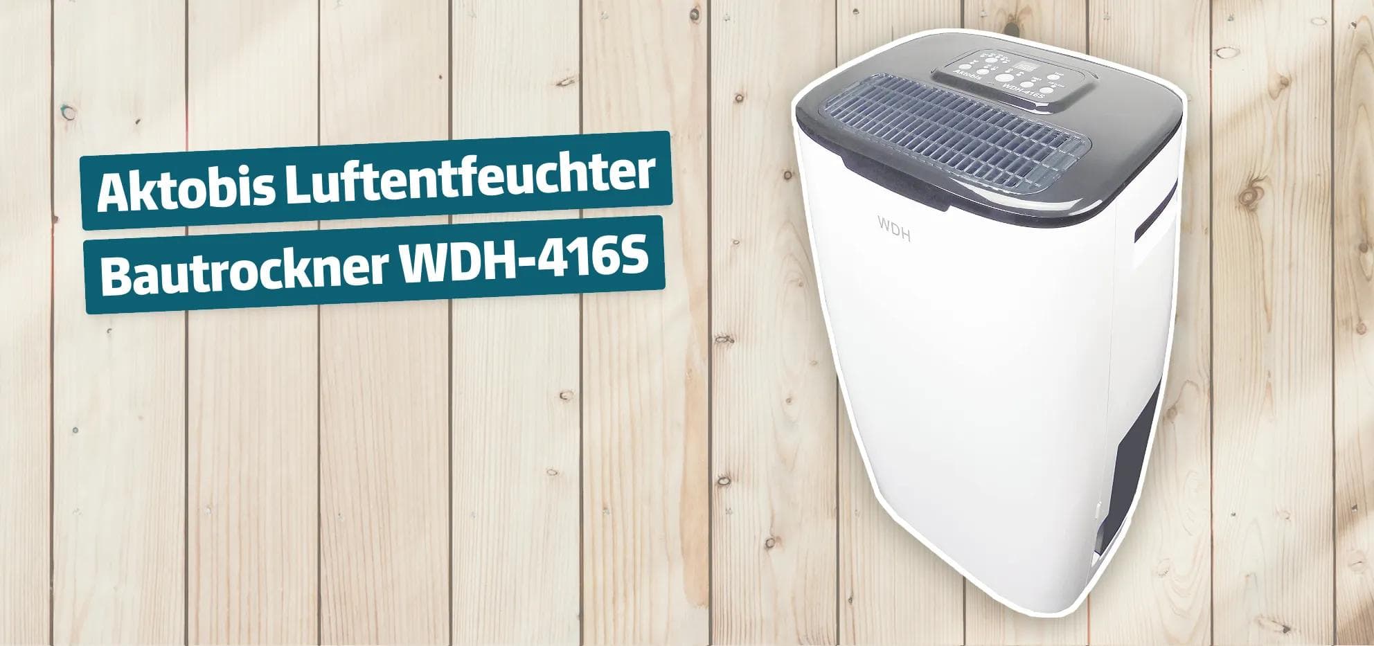Aktobis Luftentfeuchter Bautrockner WDH-416S