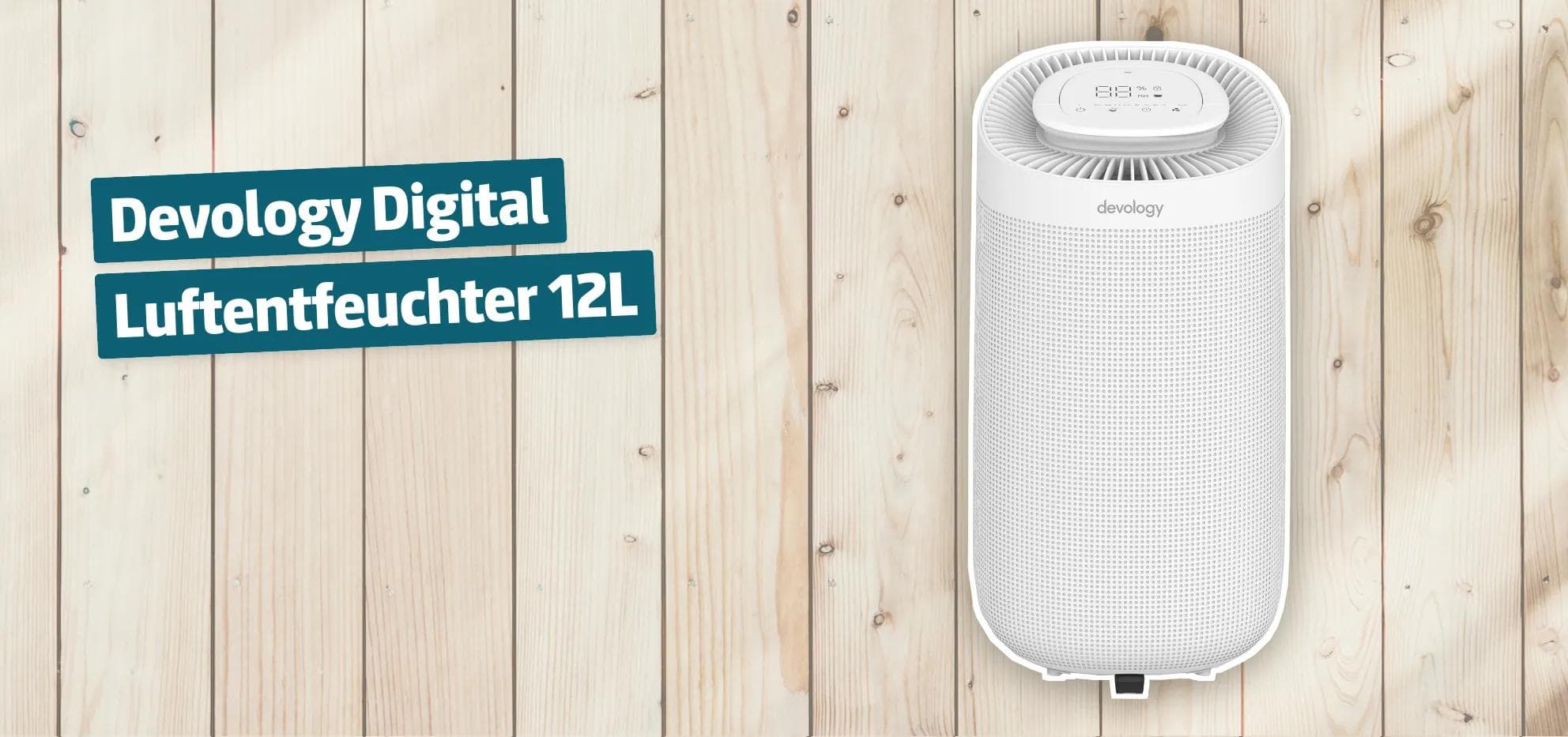 Devology Digital Luftentfeuchter 12L