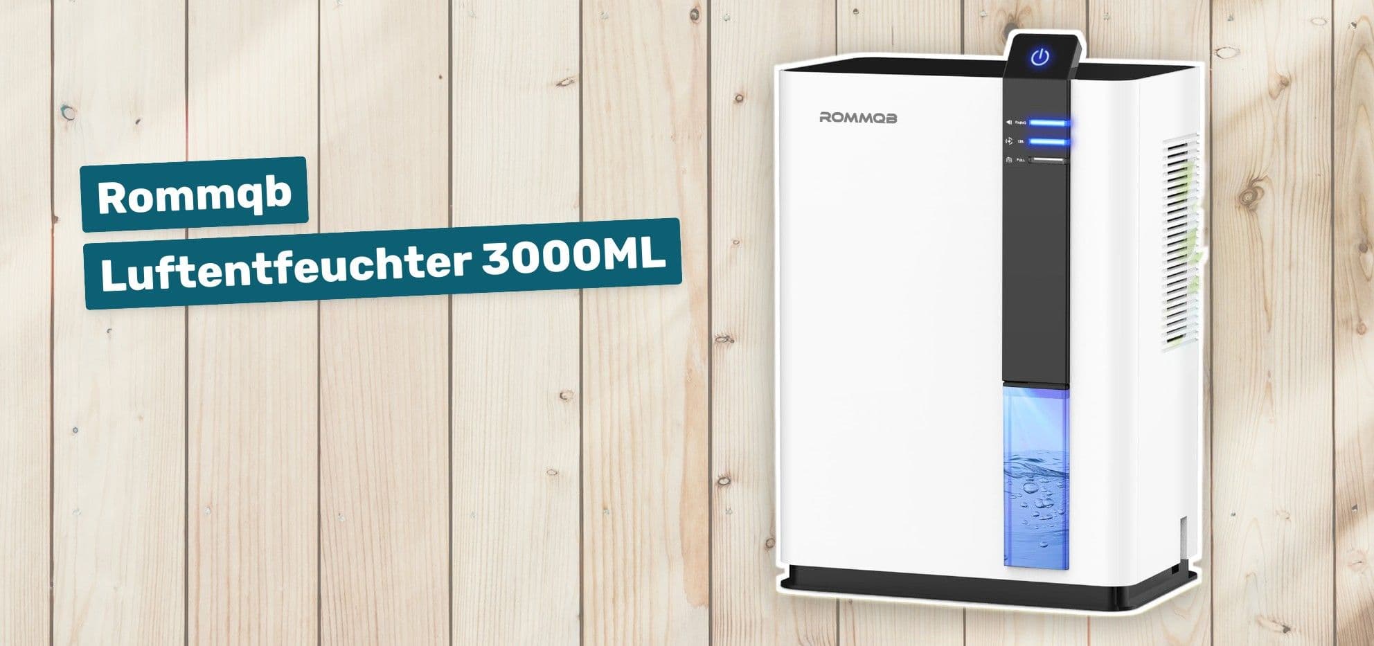Rommqb Luftentfeuchter 3000ML