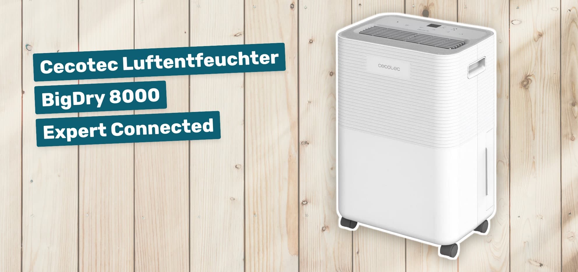 Cecotec Luftentfeuchter BigDry 8000 Expert Connected