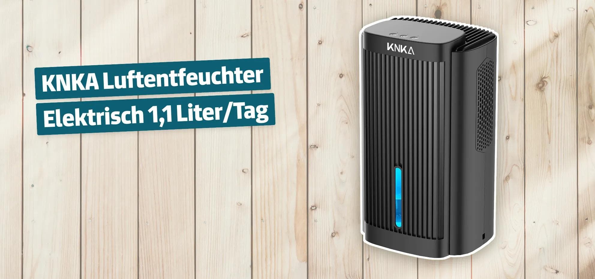KNKA Luftentfeuchter Elektrisch 1,1 Liter/Tag