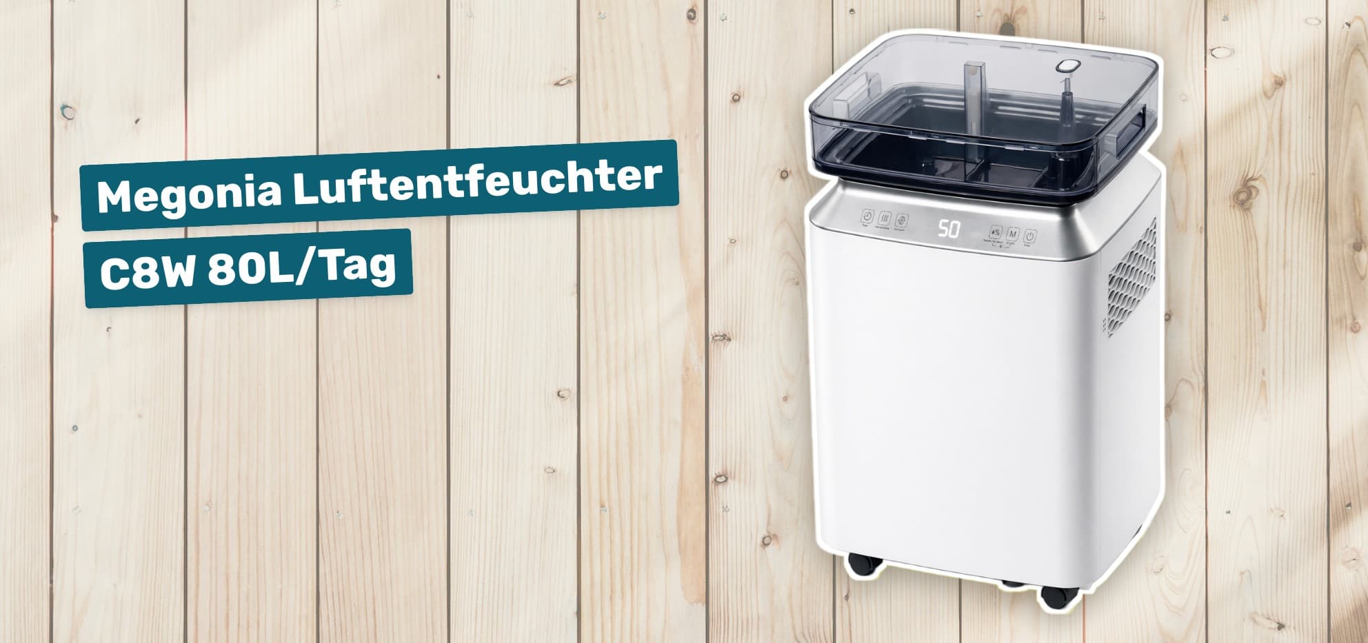 Megonia Luftentfeuchter C8W 80L/Tag