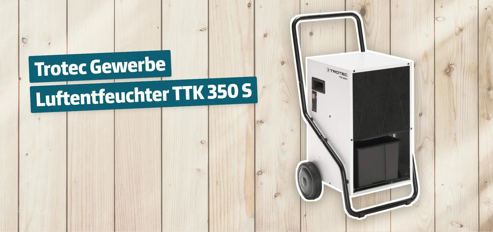Trotec Gewerbe Luftentfeuchter TTK 350 S