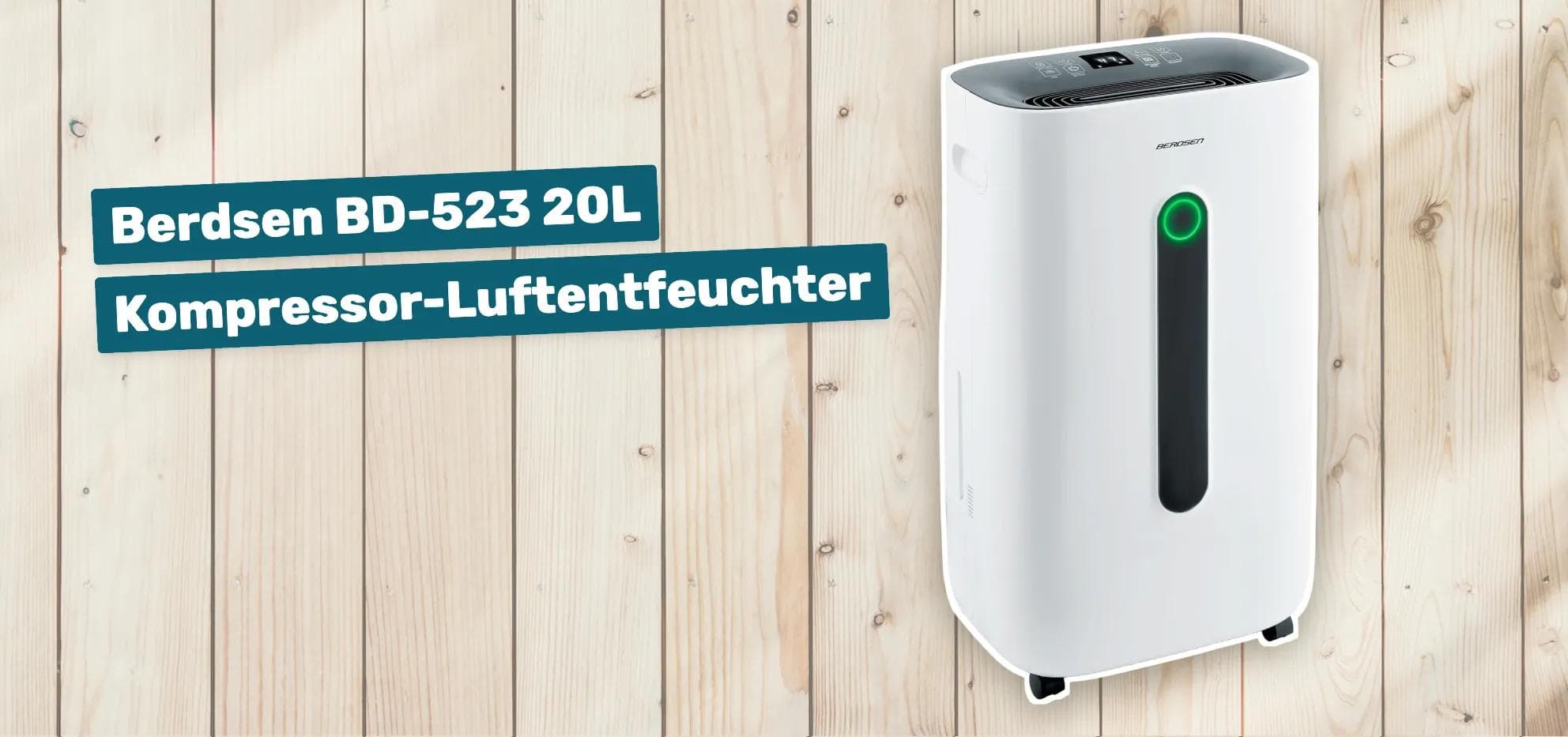 Berdsen BD-523 Kompressor-Luftentfeuchter 20L