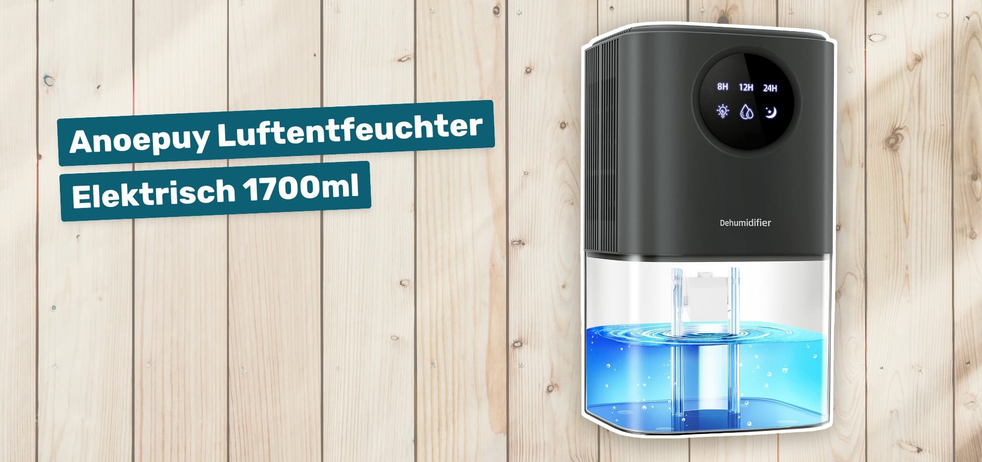 Anoepuy Luftentfeuchter Elektrisch 1700ml