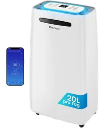 Pro Breeze Luftentfeuchter 20L Smart