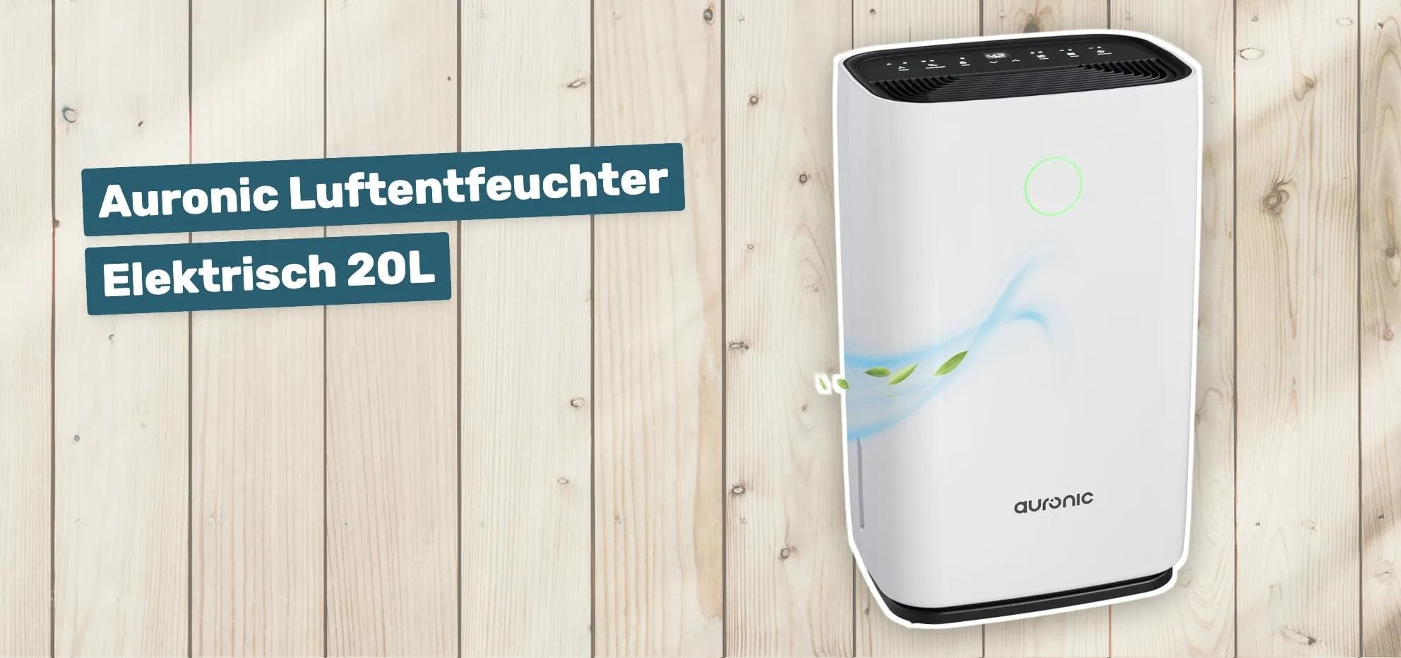 Auronic Luftentfeuchter Elektrisch 20L