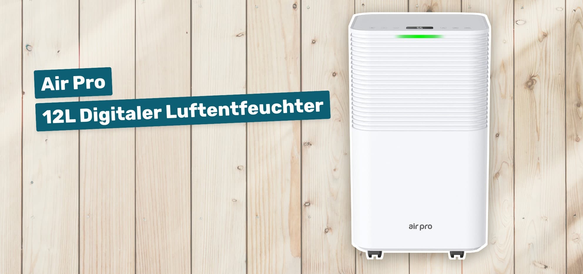 Air Pro 12L Digitaler Luftentfeuchter