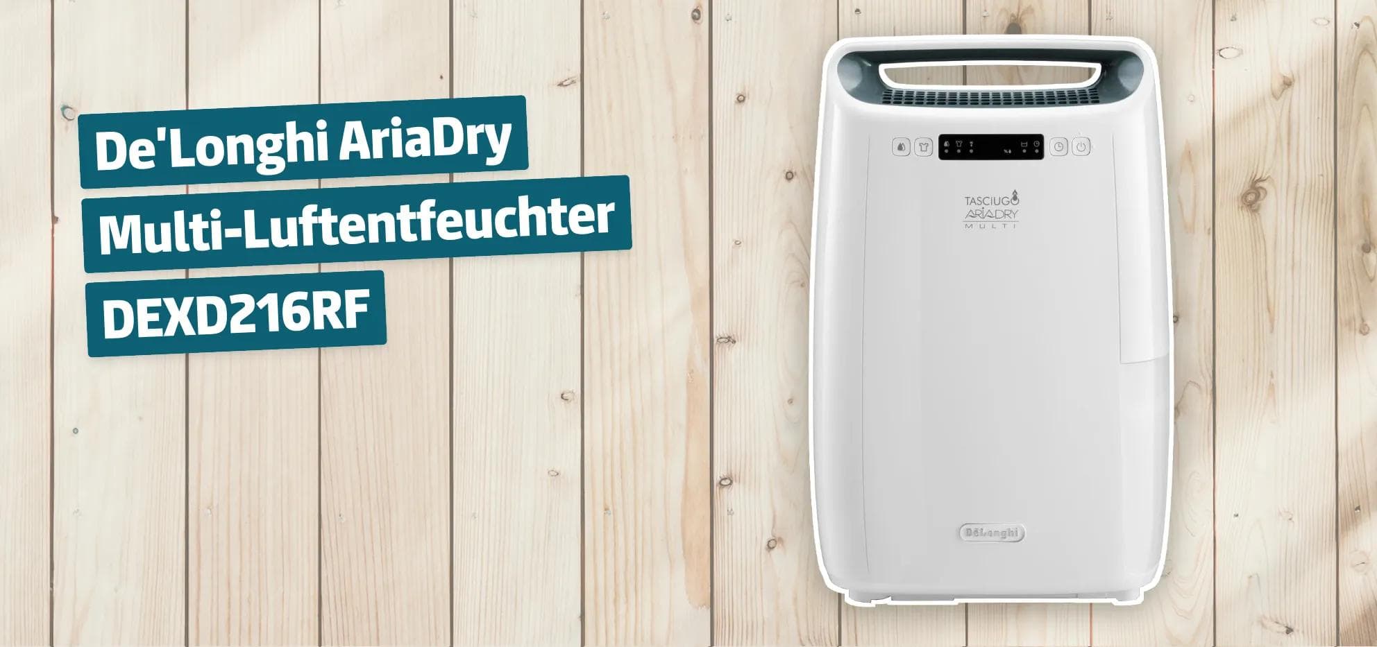 De'Longhi AriaDry Multi-Luftentfeuchter DEXD216RF