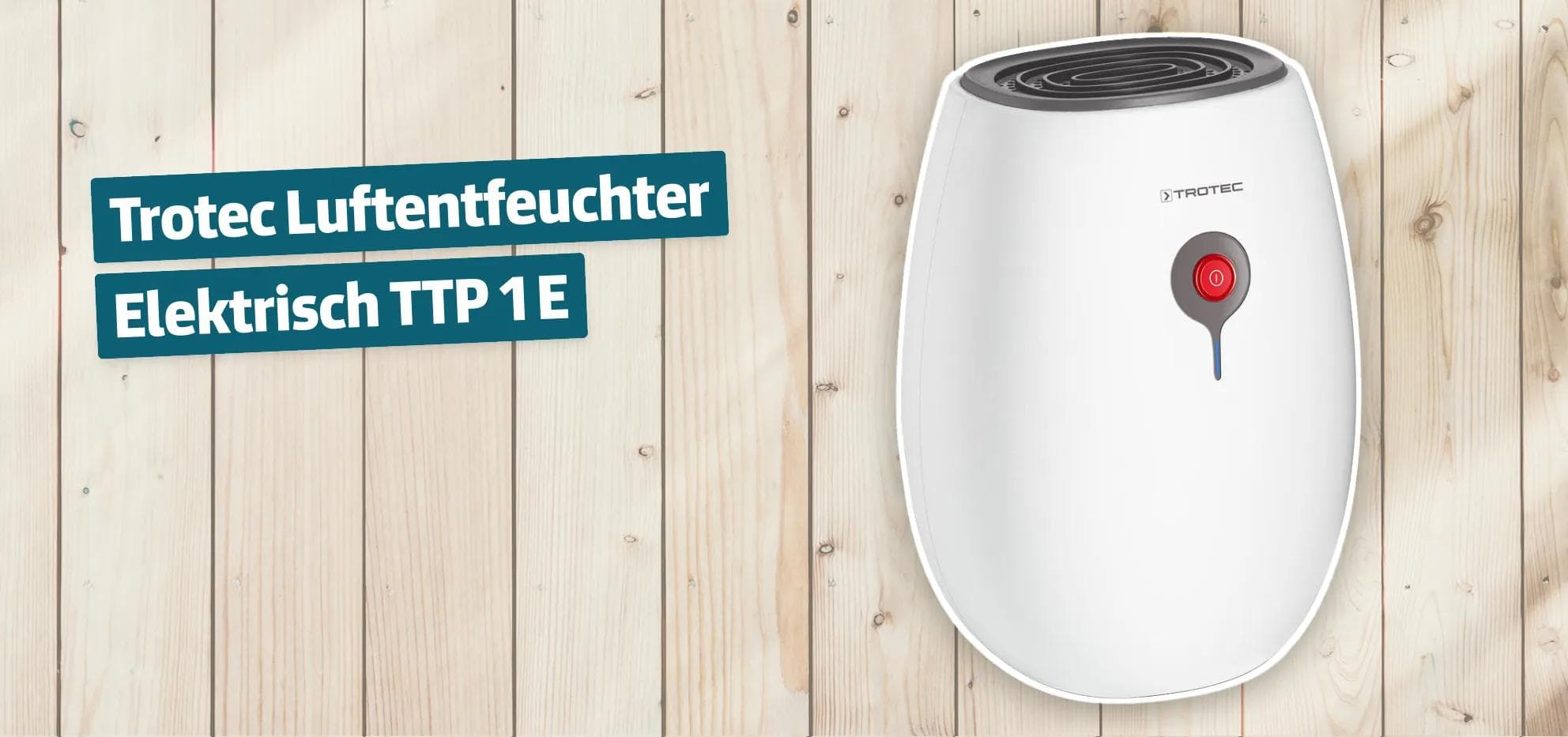 Trotec Luftentfeuchter Elektrisch TTP 1 E