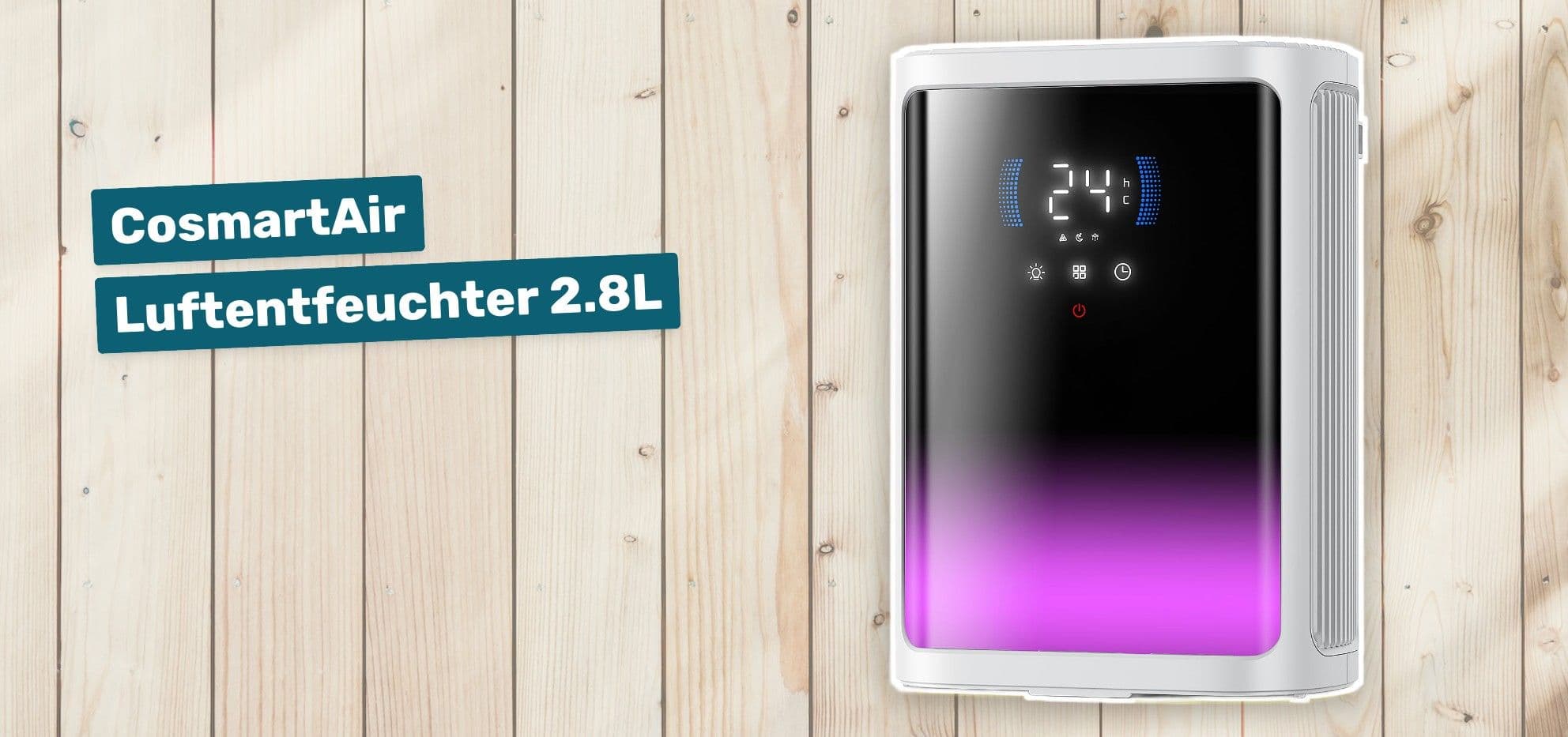 CosmartAir Luftentfeuchter 2.8L