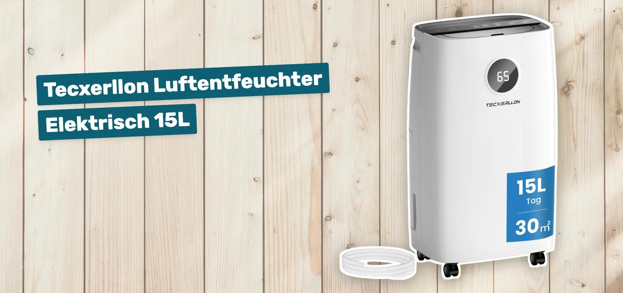 Tecxerllon Luftentfeuchter Elektrisch 15L