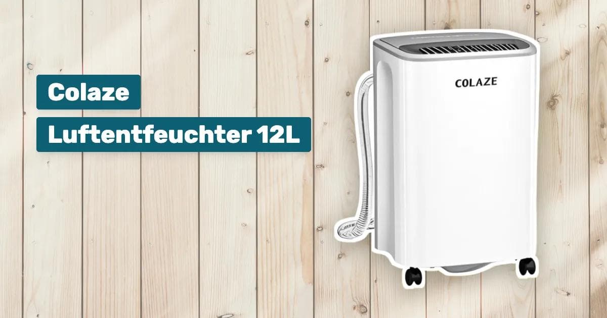 Colaze Colaze Luftentfeuchter 12L Testbericht & Erfahrungen - luftentfeuchter.cc