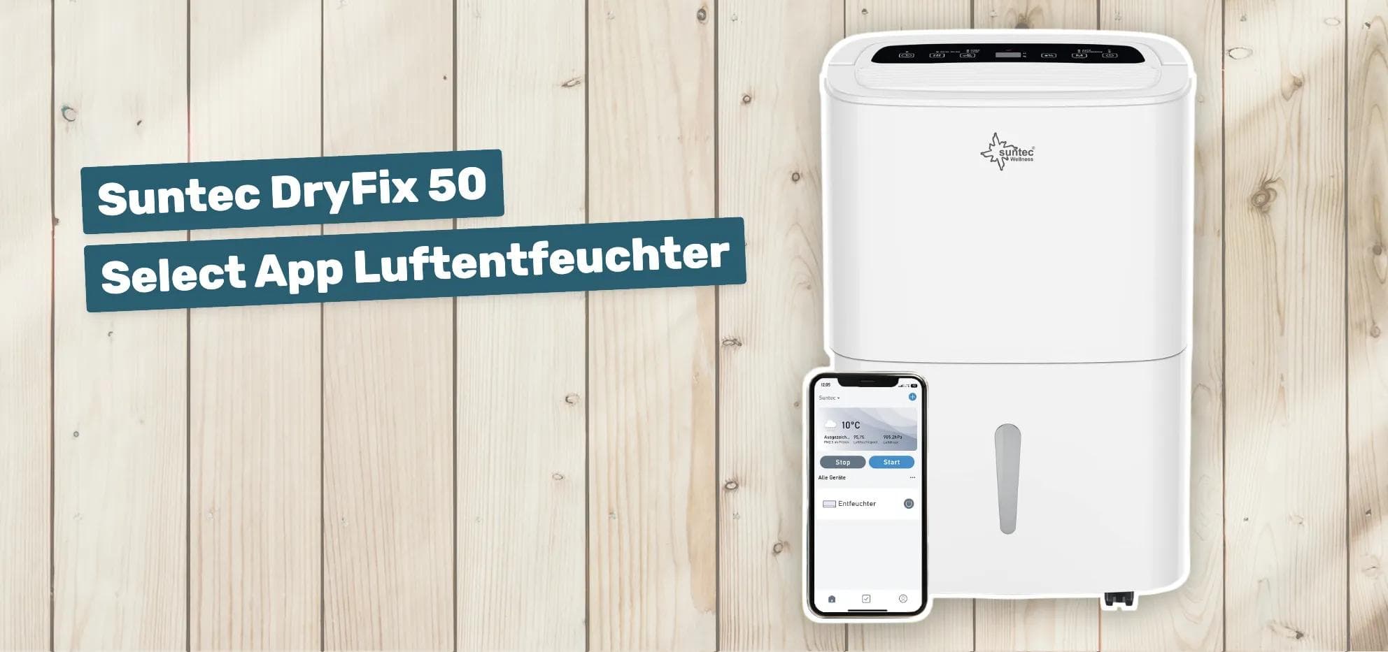 Suntec DryFix 50 Select App Luftentfeuchter