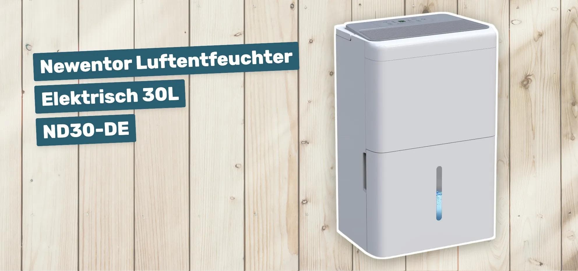Newentor Luftentfeuchter Elektrisch 30L ND30-DE
