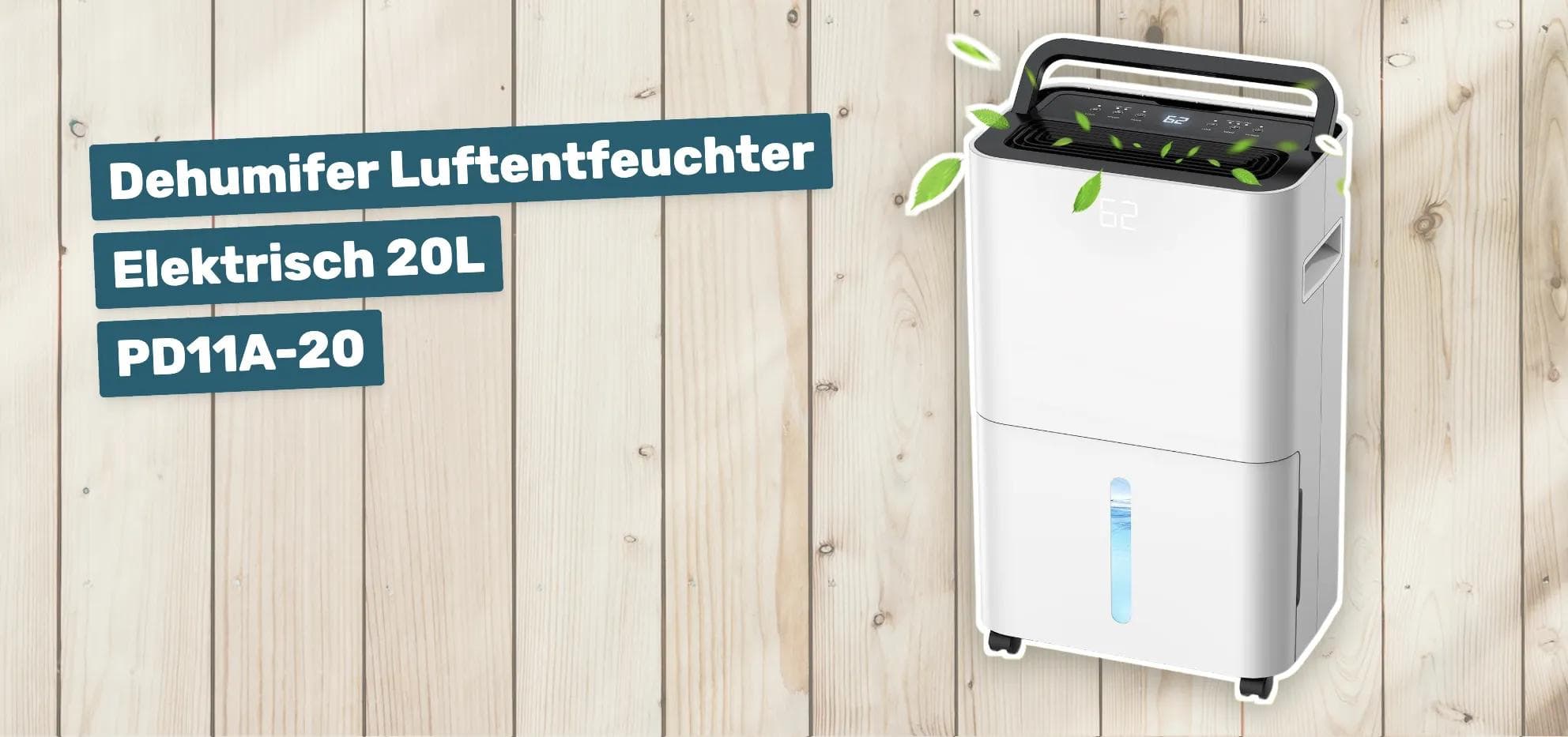 Dehumifer Luftentfeuchter Elektrisch 20L PD11A-20