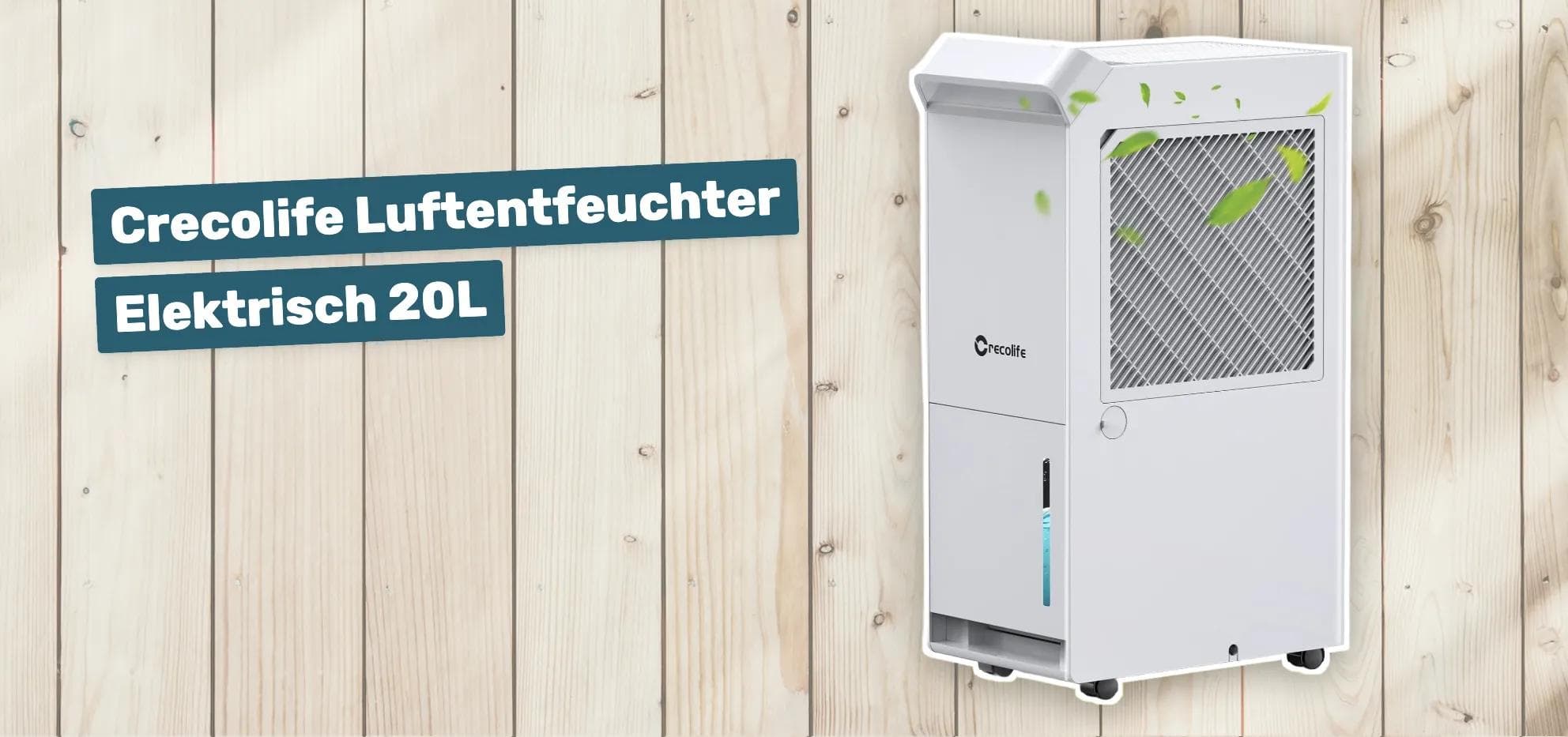 Crecolife Luftentfeuchter Elektrisch 20L