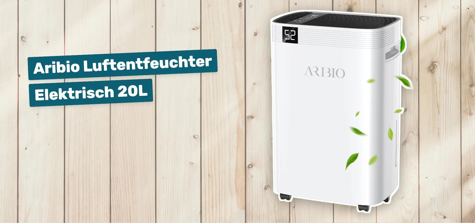 Aribio Luftentfeuchter Elektrisch 20L