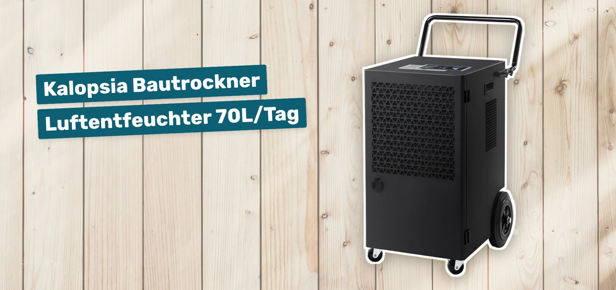 Kalopsia Bautrockner Luftentfeuchter 70L