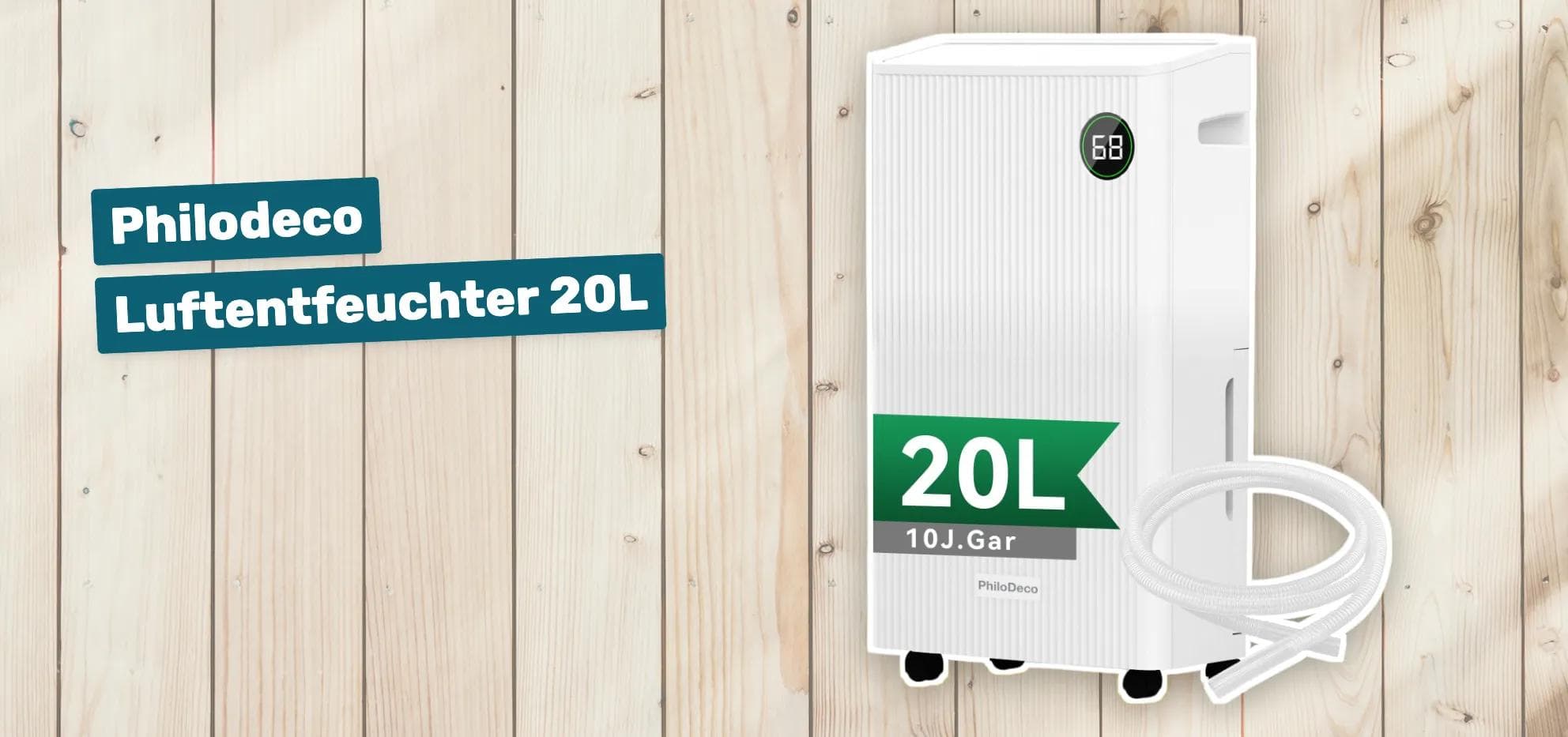 Philodeco Luftentfeuchter 20L