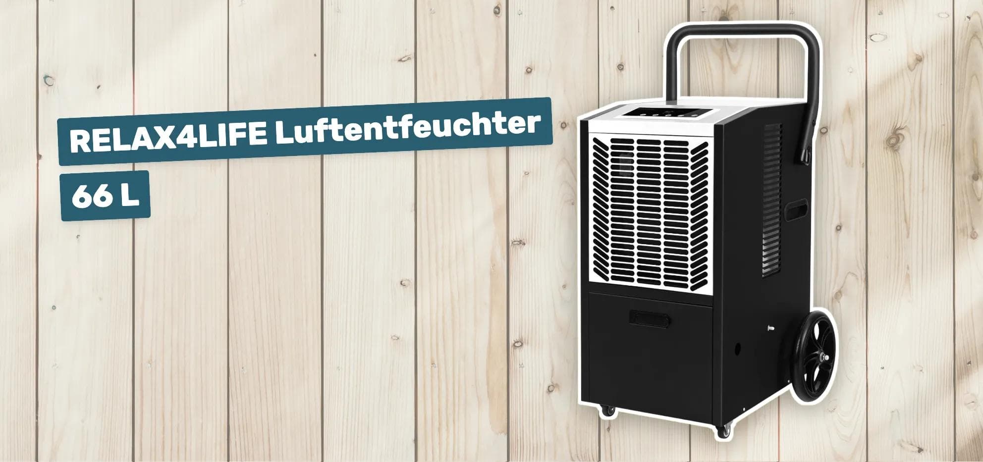 RELAX4LIFE Luftentfeuchter 66 L