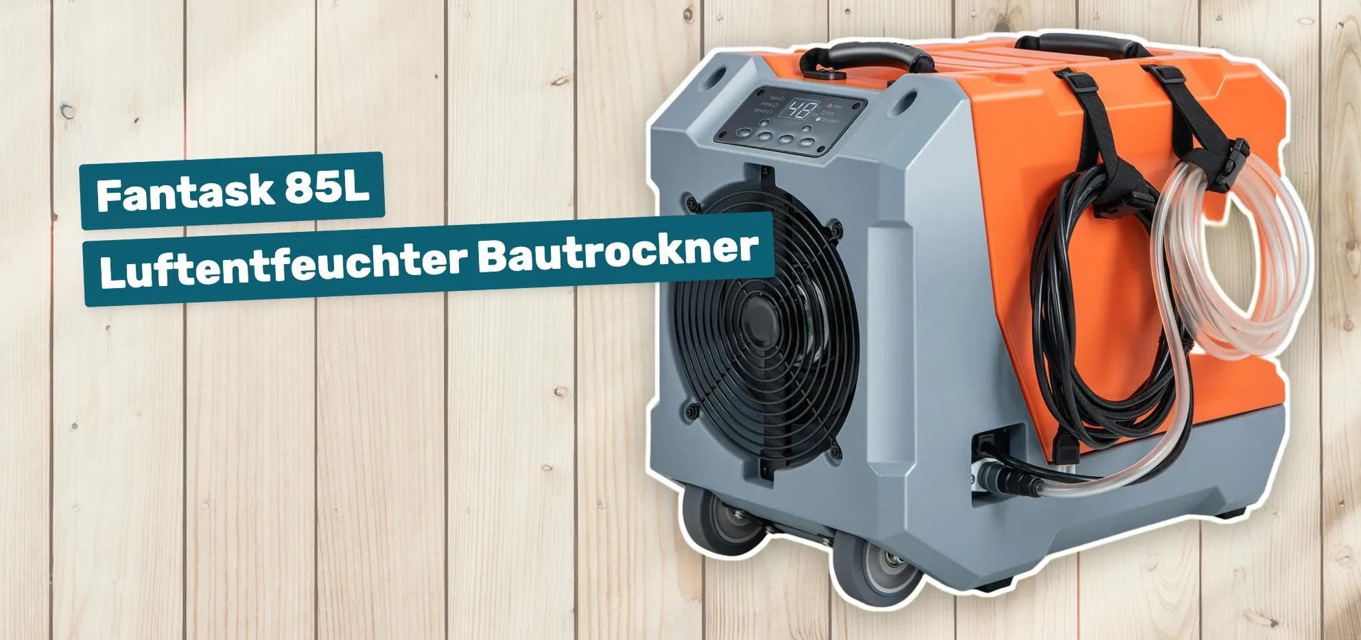 Fantask 85L Luftentfeuchter Bautrockner