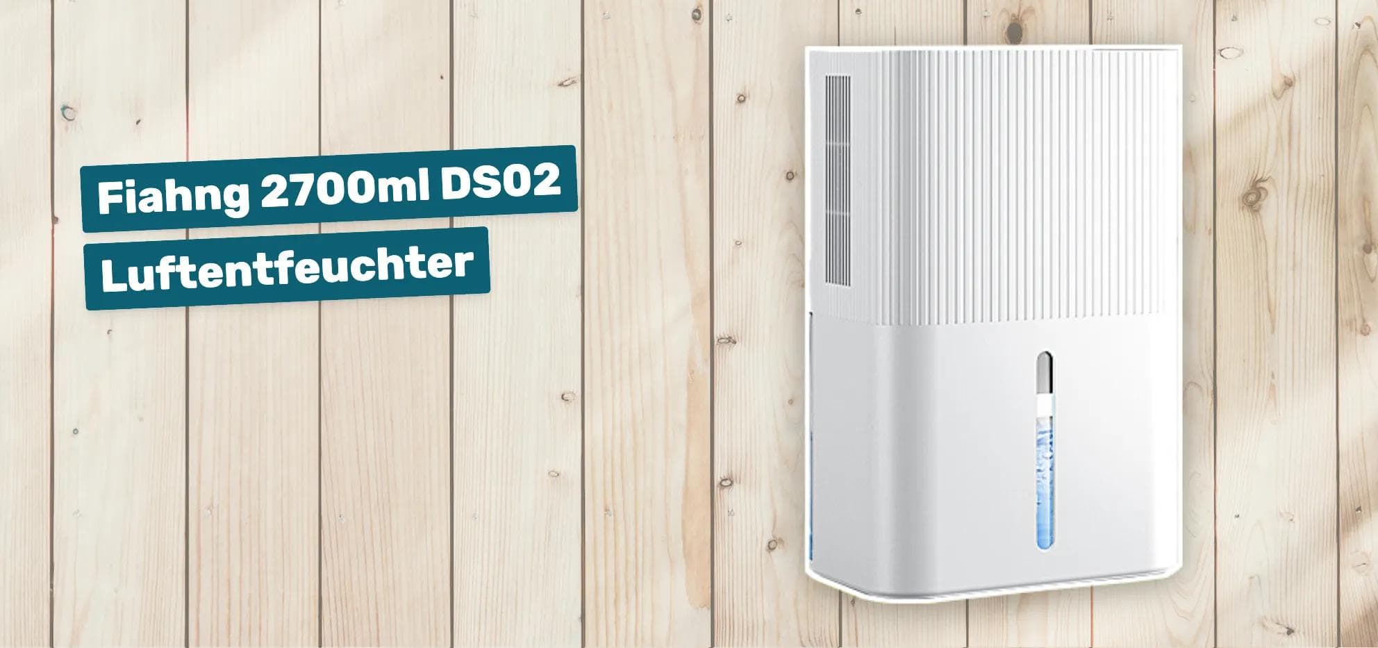 Fiahng Luftentfeuchter 2700ml DS02