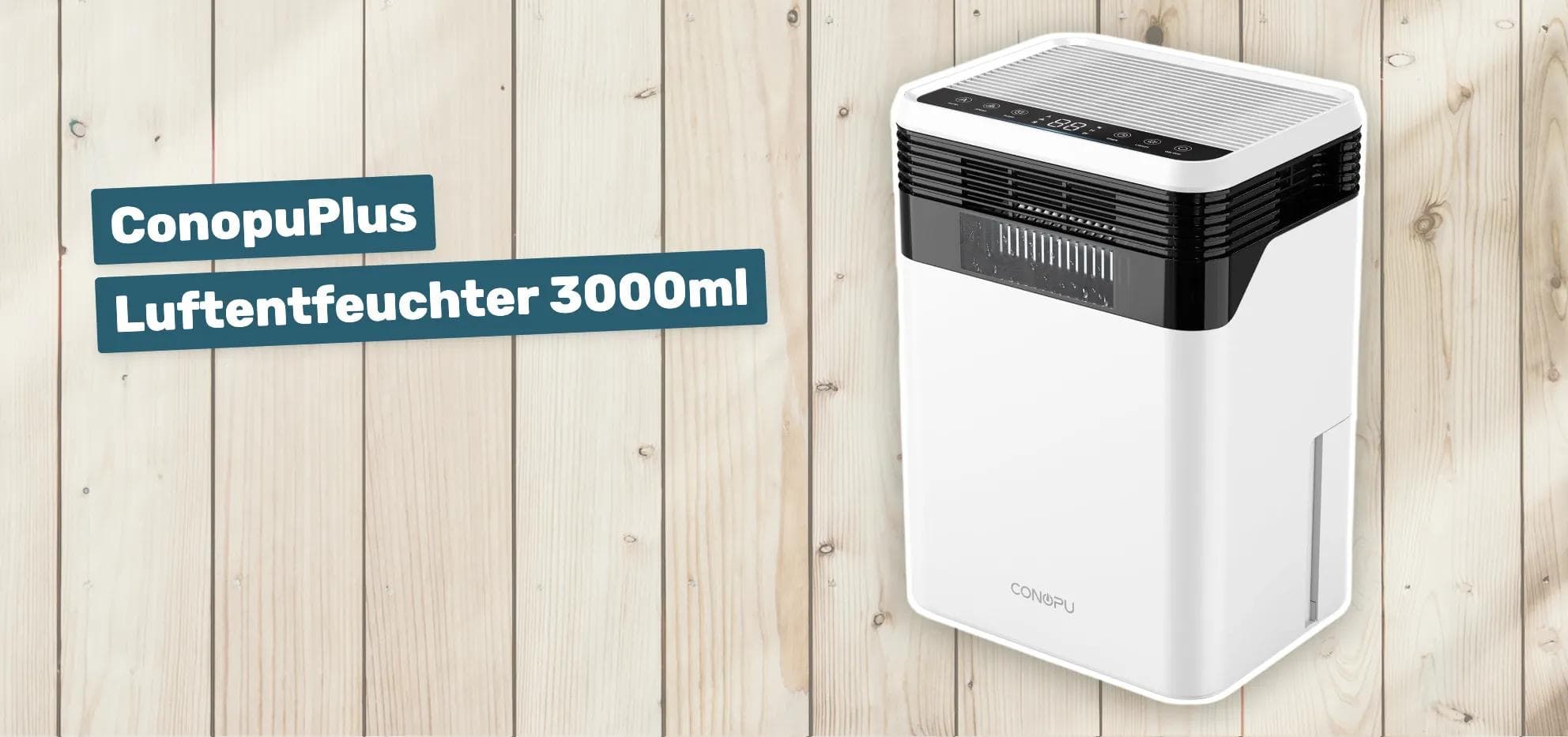 ConopuPlus Luftentfeuchter 3000ml