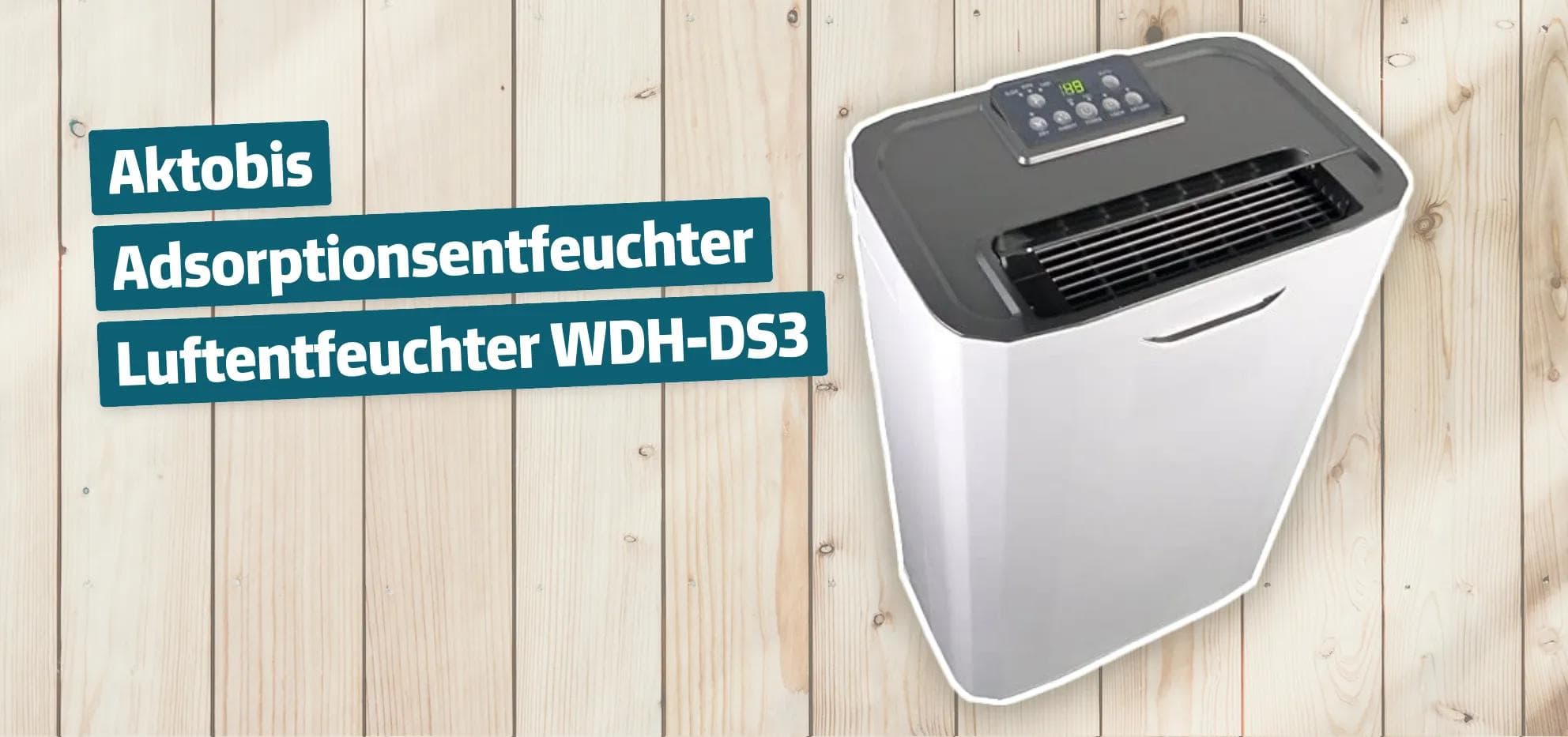 Aktobis Adsorptionsentfeuchter Luftentfeuchter WDH-DS3