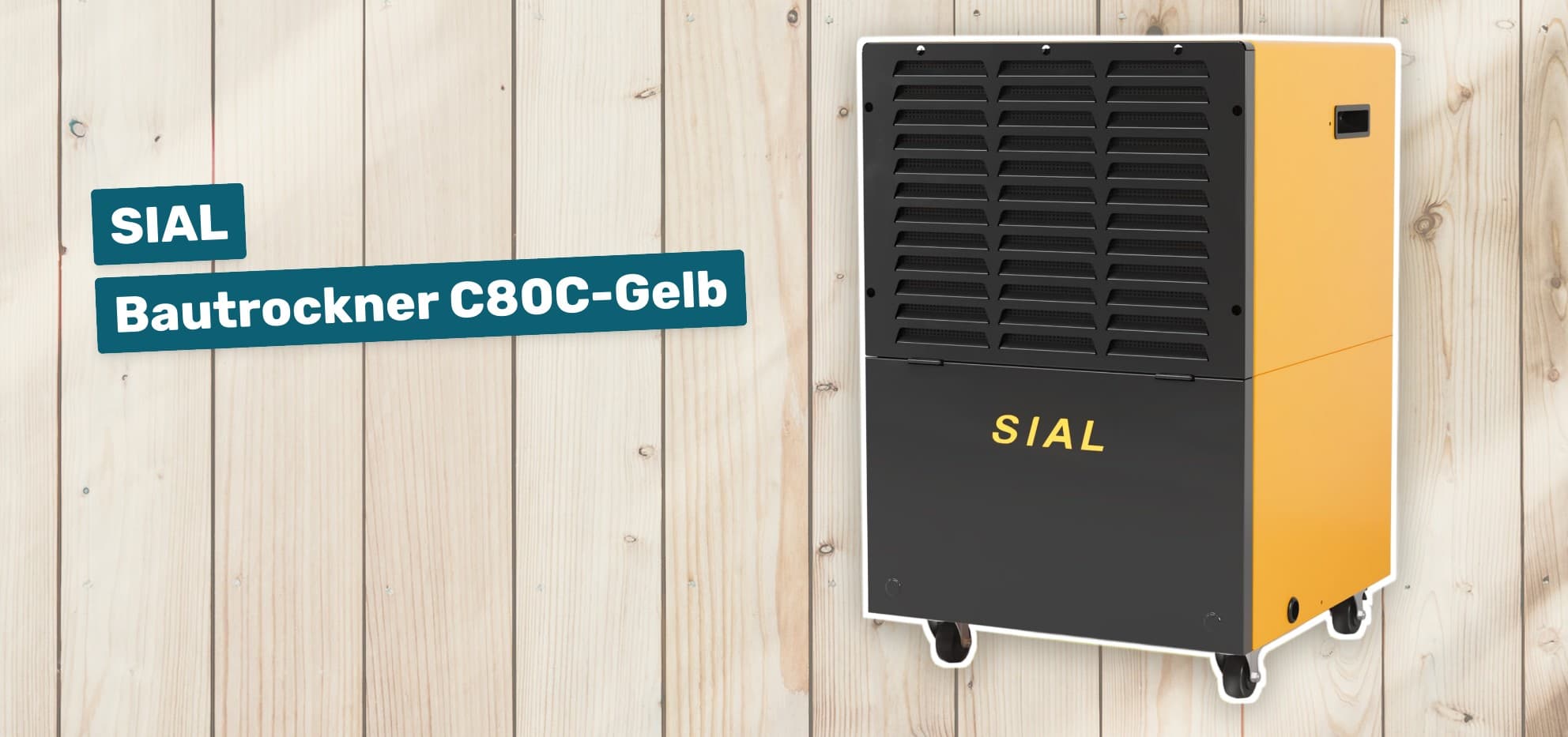 SIAL Bautrockner C80C-Gelb