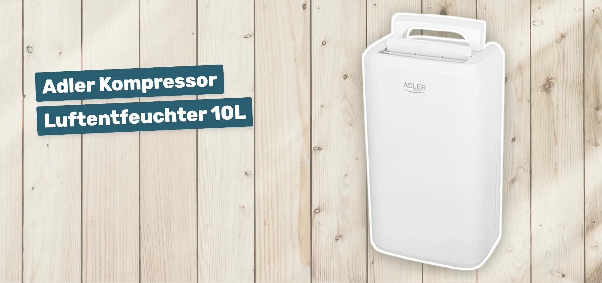 Adler Kompressor Luftentfeuchter 10L
