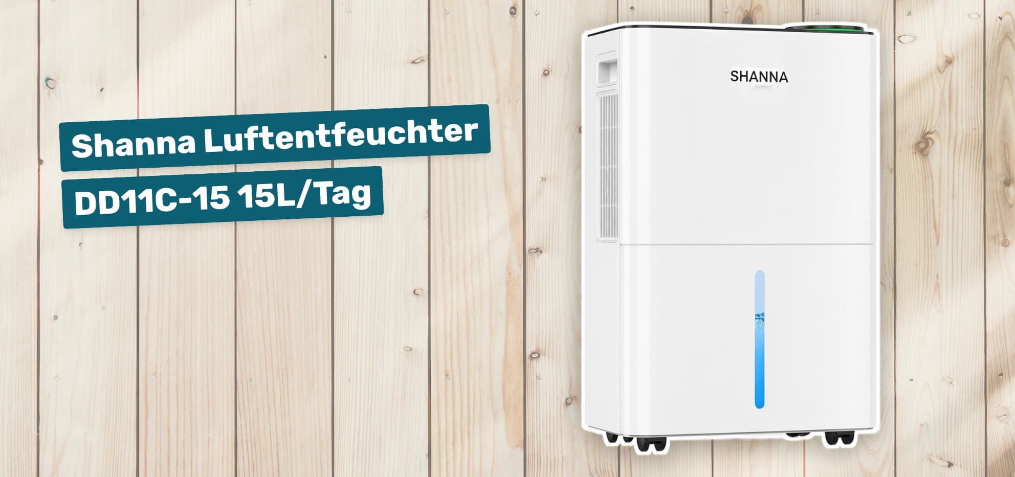 Shanna Luftentfeuchter DD11C-15 15L/Tag