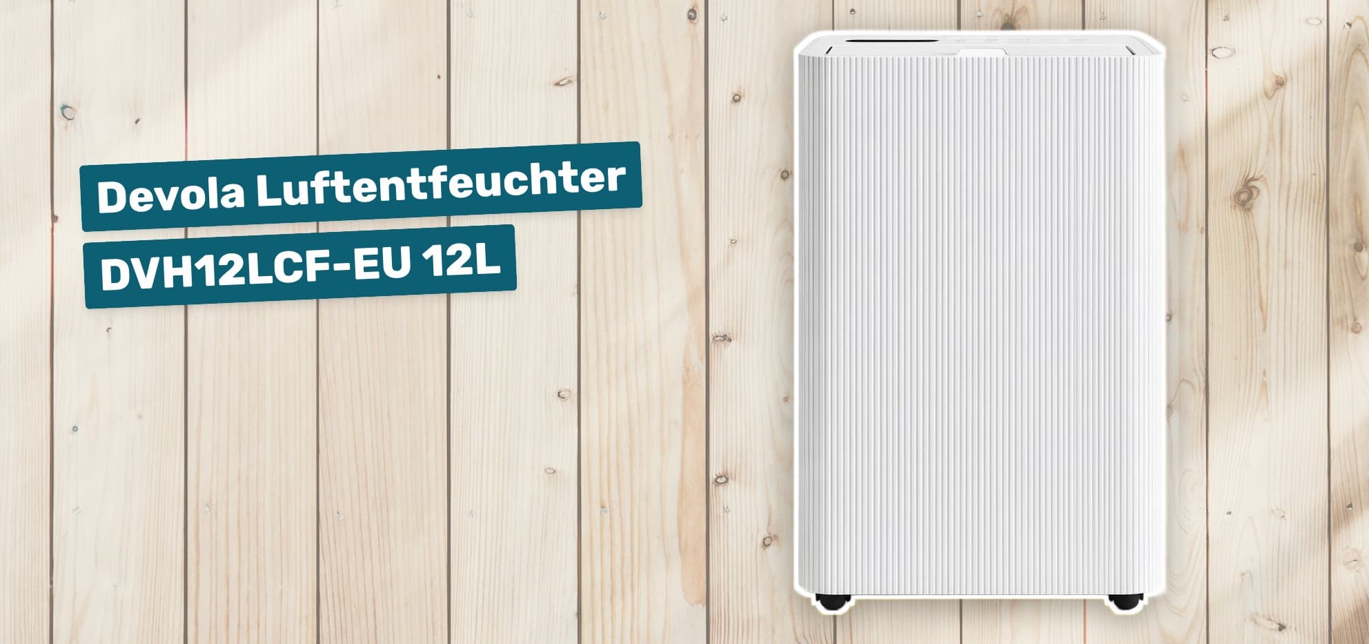 Devola Luftentfeuchter DVH12LCF-EU 12L