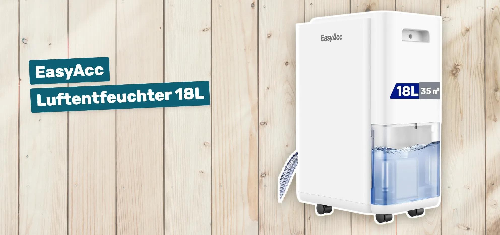 EasyAcc Luftentfeuchter 18L