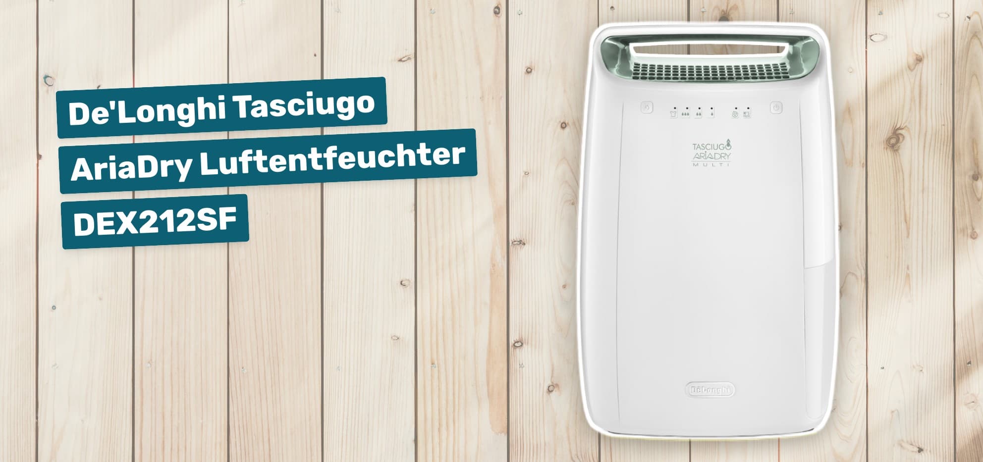 De'Longhi Tasciugo AriaDry Luftentfeuchter DEX212SF