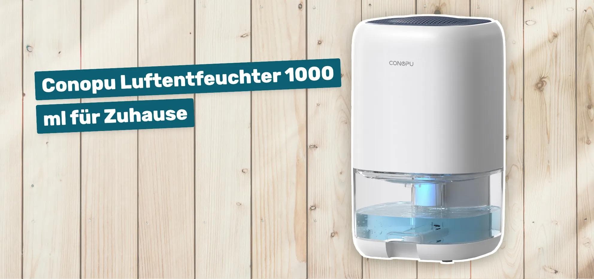 Conopu Luftentfeuchter 1000 ml für Zuhause