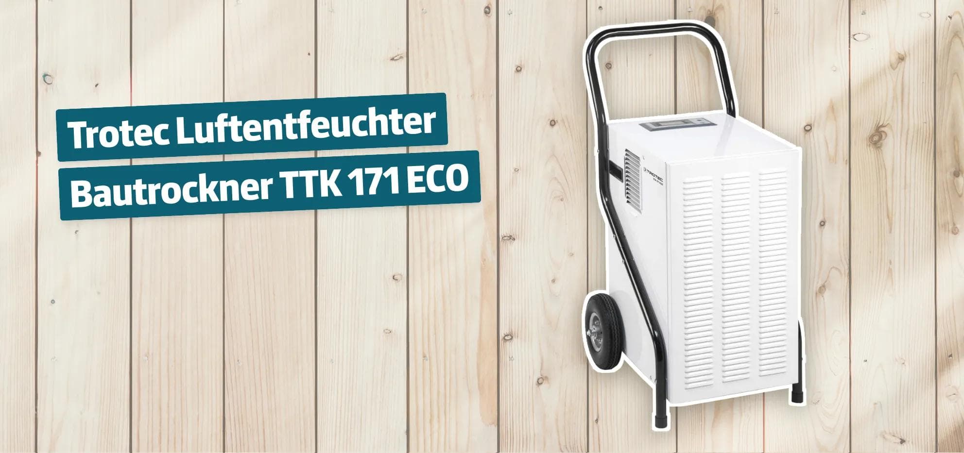 Trotec Luftentfeuchter Bautrockner TTK 171 ECO