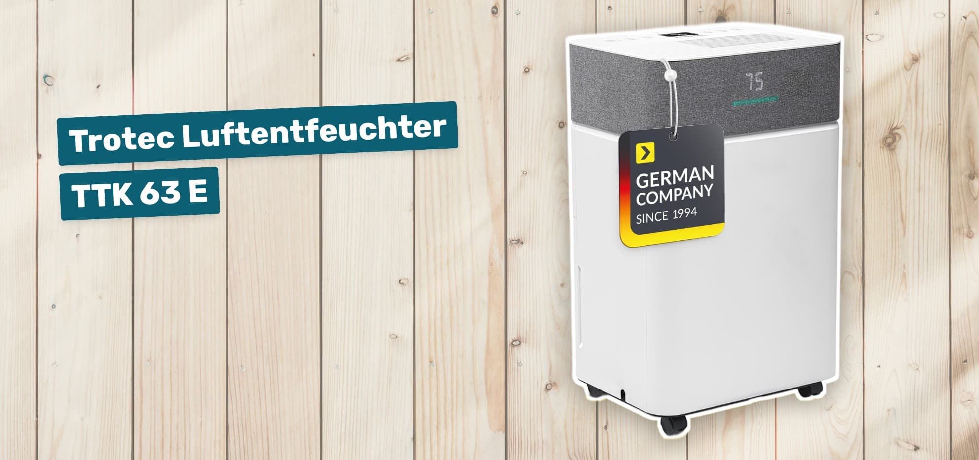 Trotec Luftentfeuchter TTK 63 E