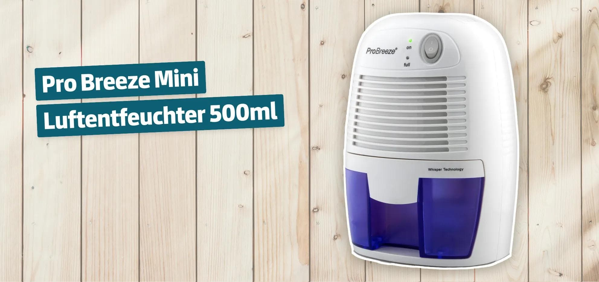 Pro Breeze Mini Luftentfeuchter 500ml